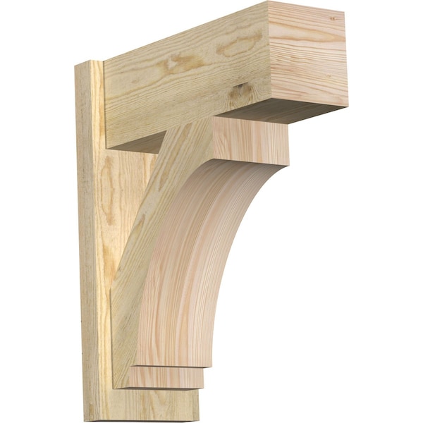 Ekena Millwork Imperial Block Rough Sawn Outlooker, Douglas Fir, 8"W x 20"D x 24"H OUT08X20X24IMP05RDF - main